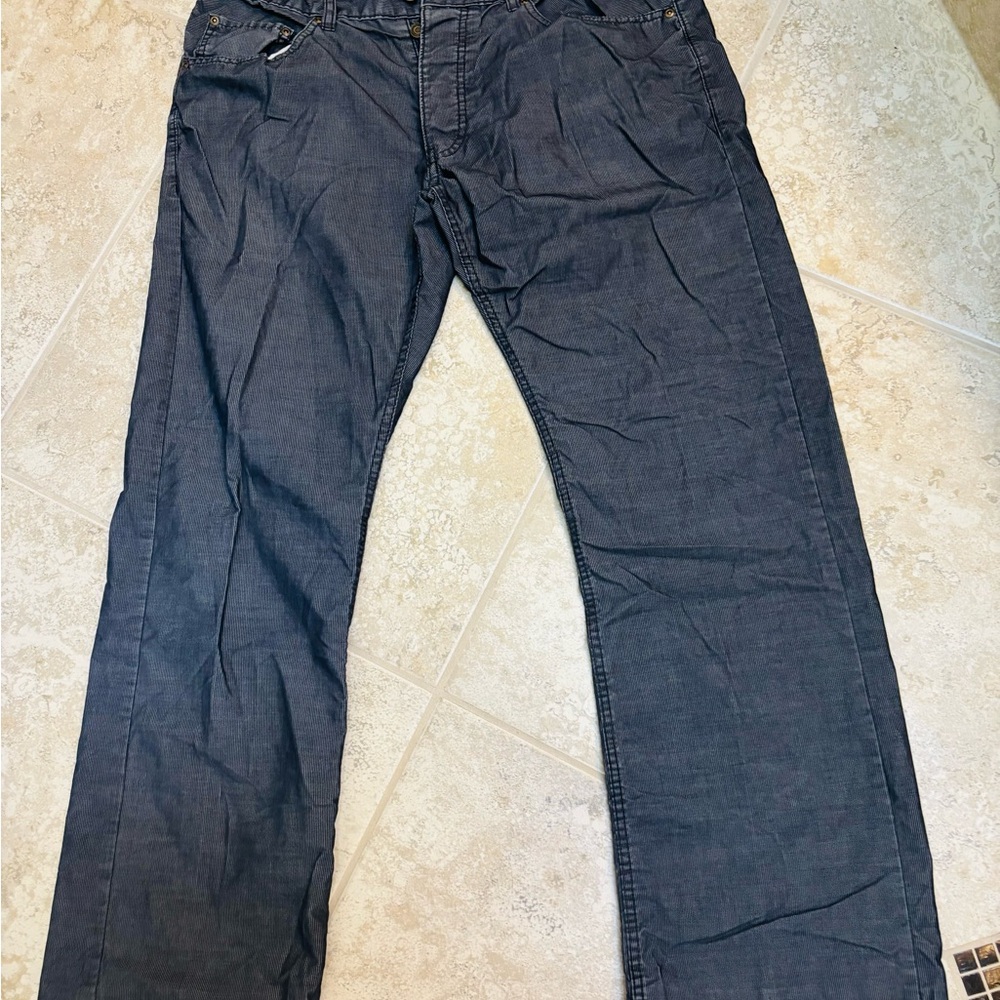 H&M Stylish Grey Men Corduroy Pants
